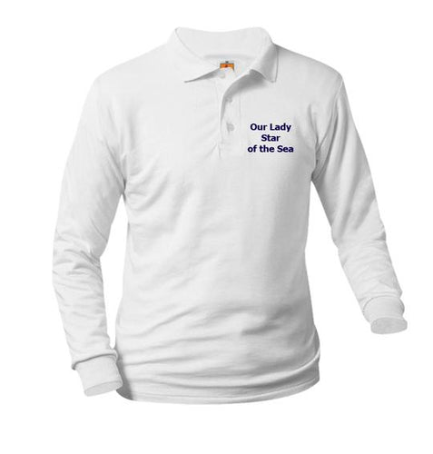 Our Lady Star of the Sea Long Sleeve Polo