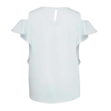 Load image into Gallery viewer, Amy Byer - Cold Shoulder Top with Necklace