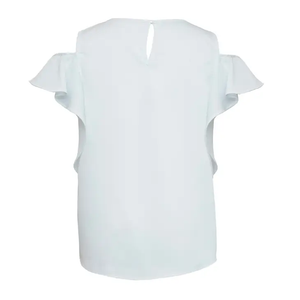 Amy Byer - Cold Shoulder Top with Necklace