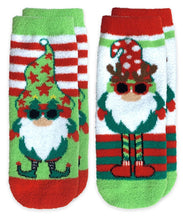 Load image into Gallery viewer, Jefferies - Holiday Gnome Slipper Socks