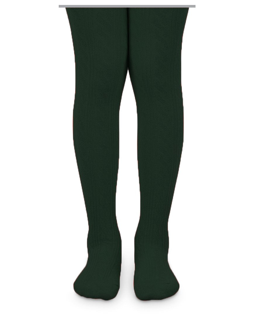 Trimfit - Cable Knit Tights Hunter Green – Connie's Children's Shop