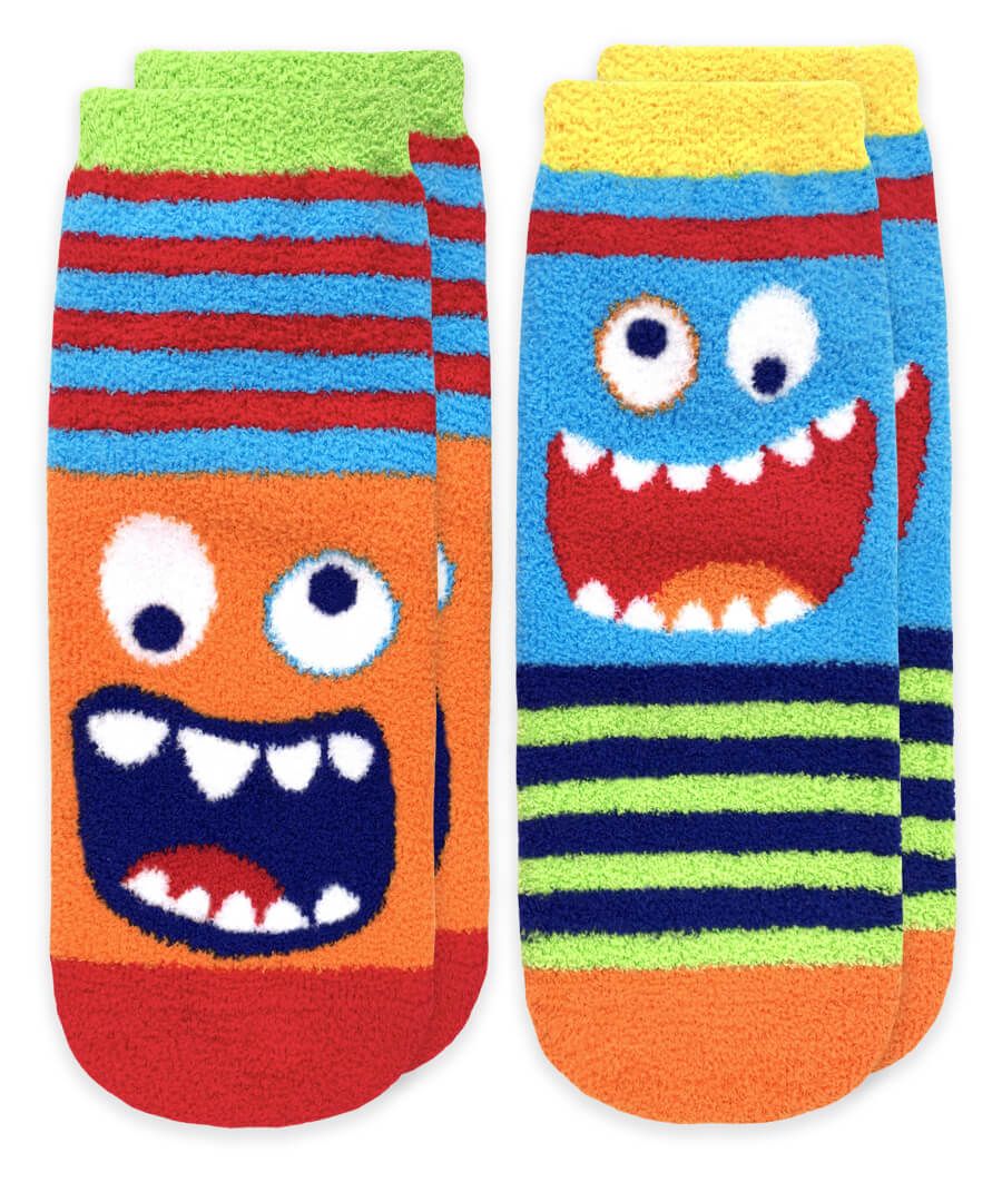 Jefferies - 2 Pack Monster Slipper Socks