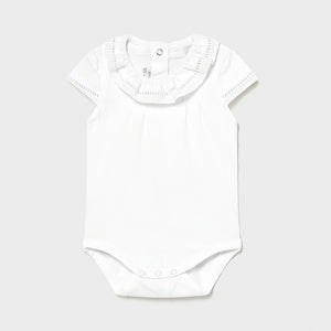 Mayoral - Ruffle Collar Onesie (More Colors)