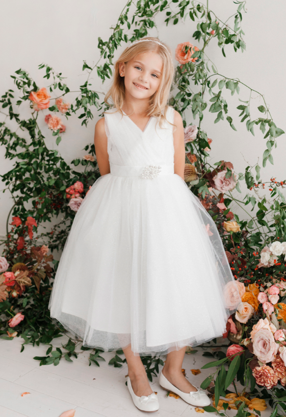 Tip top flower girl top dresses