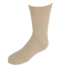 Load image into Gallery viewer, Jefferies - Ribbed Crew Dress Sock Khaki