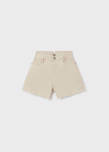 Mayoral - High Waisted Cotton Shorts