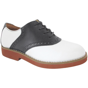 School Issue Upper Class White Black Saddle Shoe Connie s Children s Shop