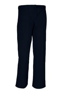 Tom Sawyer - Flat Front Adjustable Waist Pants Black