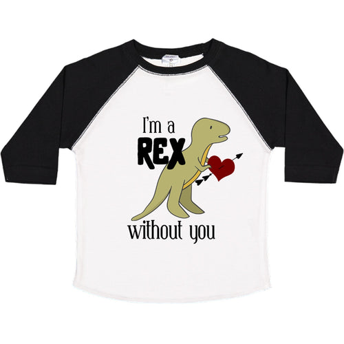 Mumsy Goose - Boys Dinosaur Valentines T-Shirt
