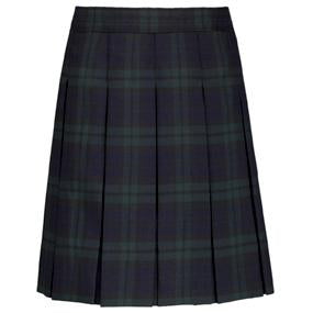 Plaid #79 Adjustable Waist Pleat Skirt