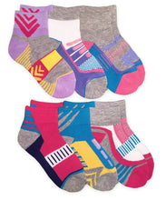 Load image into Gallery viewer, Jefferies - Girl 6 Pack Quarter Sport Socks