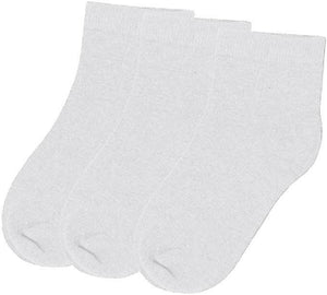 Trimfit - 3 Pack Covered Ankle Socks - White
