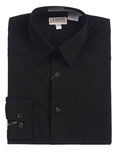 Gioberti - Button up Dress Shirt - Black