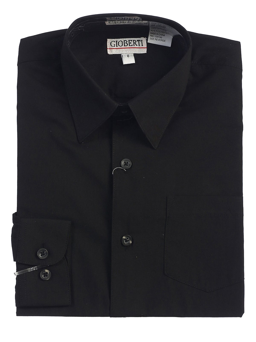 Gioberti - Button up Dress Shirt - Black