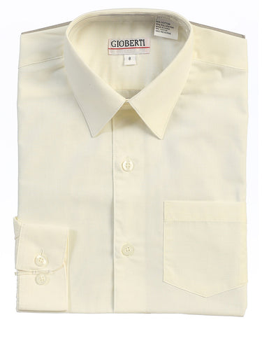 Gioberti - Button Up Dress Shirt - Ivory