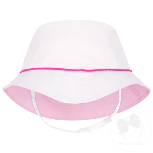 Wee Ones - Reversible Bucket Hat with Bow Slot
