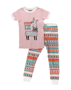 Lazy One - No Prob Llama Pajama Set KSS817 : Connie's Children's Shop