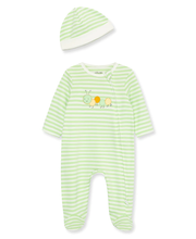 Load image into Gallery viewer, Little Me - Caterpillar Footie with Hat