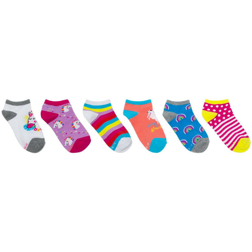 Robeez - 6 Pack Unicorn No Show Socks