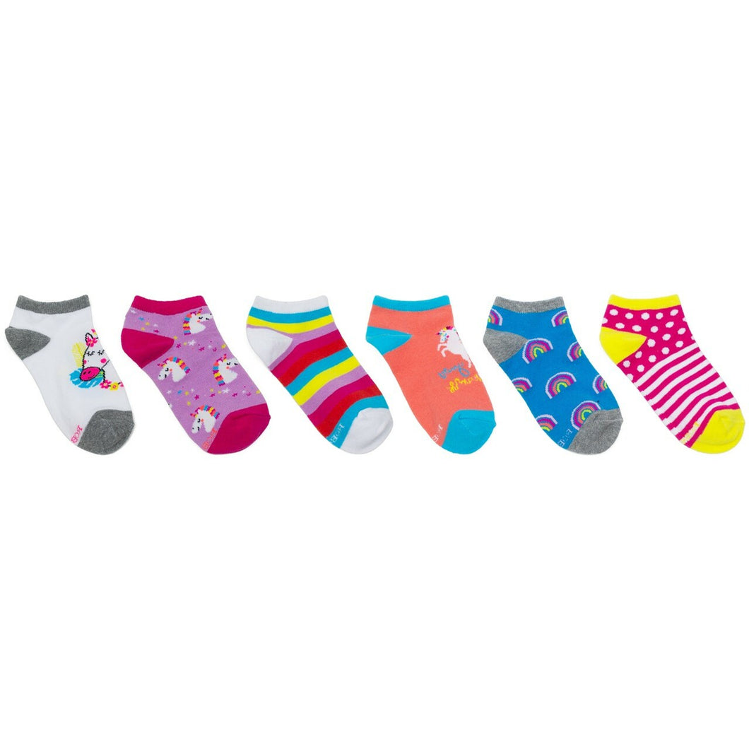 Robeez - 6 Pack Unicorn No Show Socks