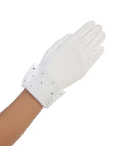 Tip Top - Sheer Cuff with Rhinestones Glove