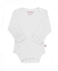 Ruffle Butts - Long Sleeve Ruffle Onesie (More Colors)