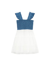 Load image into Gallery viewer, Amy Byer - Smocked Denim Dress