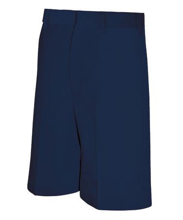 School Apparel - Boy Flat Front Adjustable Waist Shorts Navy