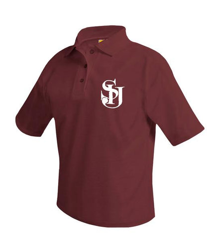St. Isaac Short Sleeve Polo - Burgundy