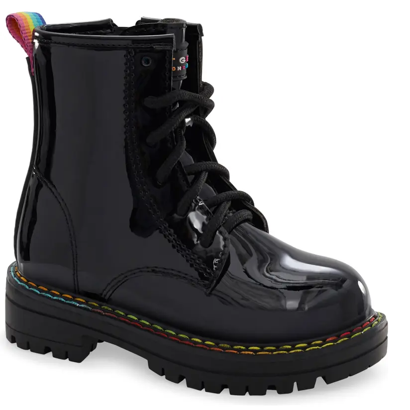 Kurt geiger 2025 black patent boots