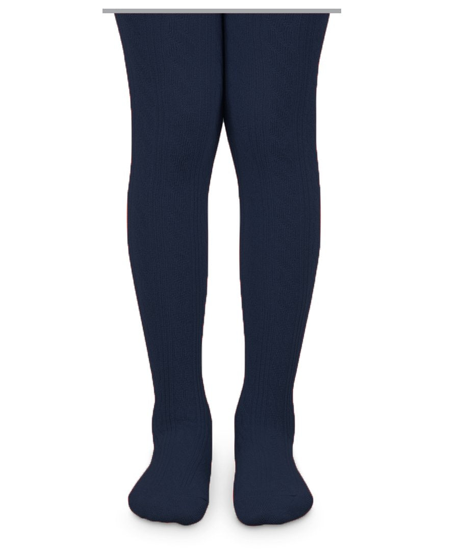 Trimfit - Cable Knit Tights Navy – Connie's Children's Shop