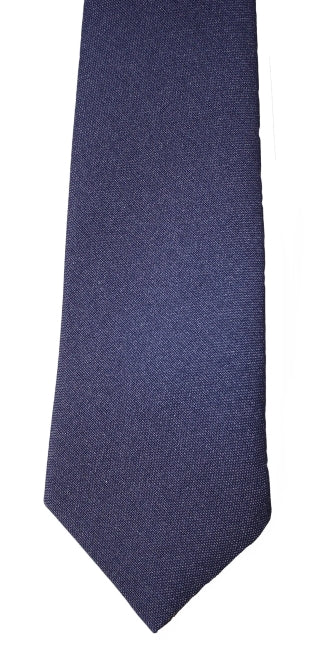 A Finishing Touch - Navy Blue Zipper Tie