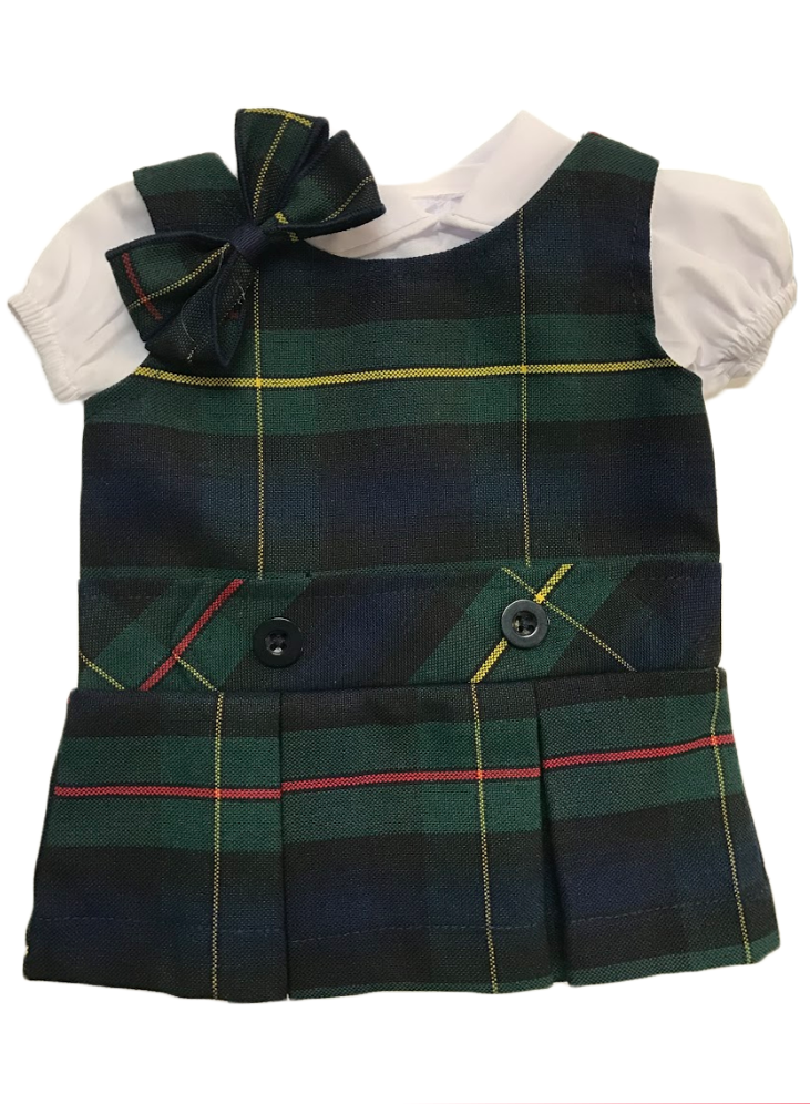 Plaid #83 Drop Waist American Doll Uniform
